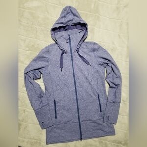 Lululemon Size 12 Blue Hooded Jacket